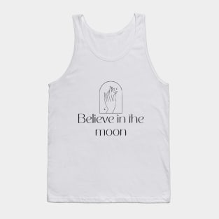 Believe in the moon mystical Tank Top